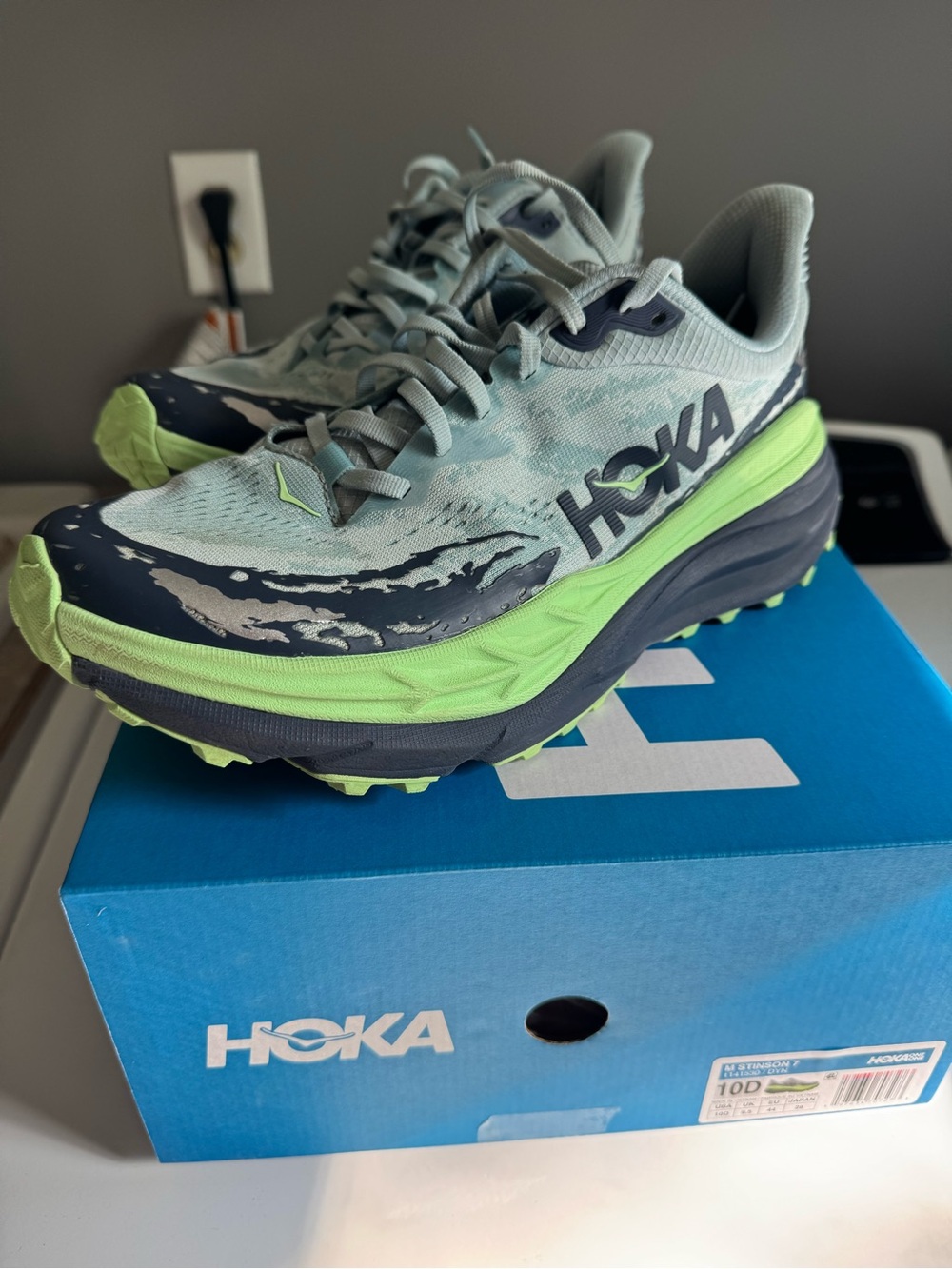 Hoka Stinson 7 trail shoes size 10